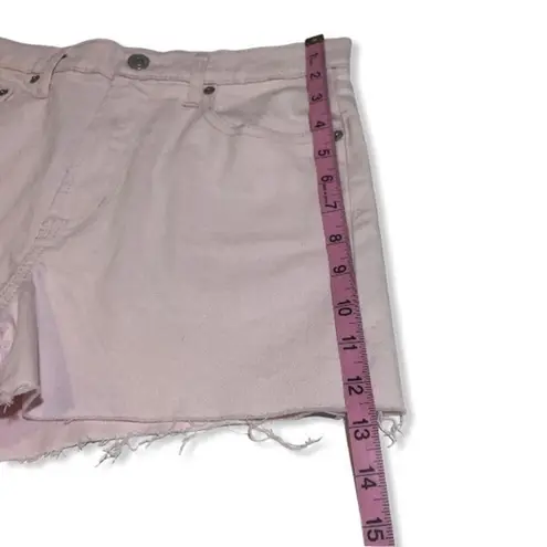 Gap NWOT Light Baby Pink Denim Jean Shorts Cutoff New