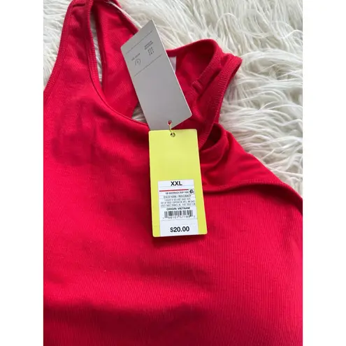 All In Motion  Rib Racerback Crop Tank Top Red Size XXL - Image 12