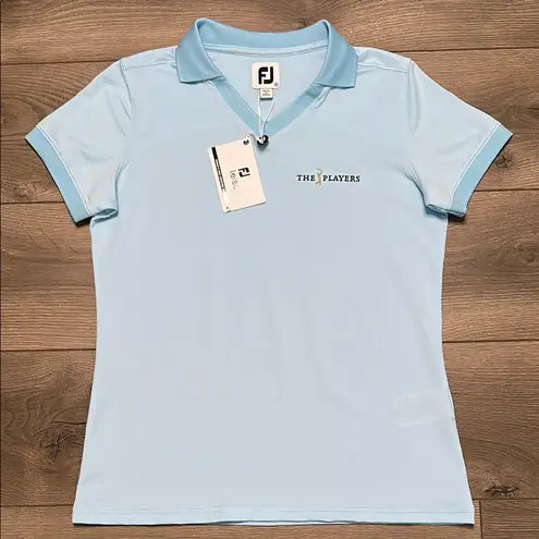 FootJoy The Players Blue Stripe Golf Polo Size Small