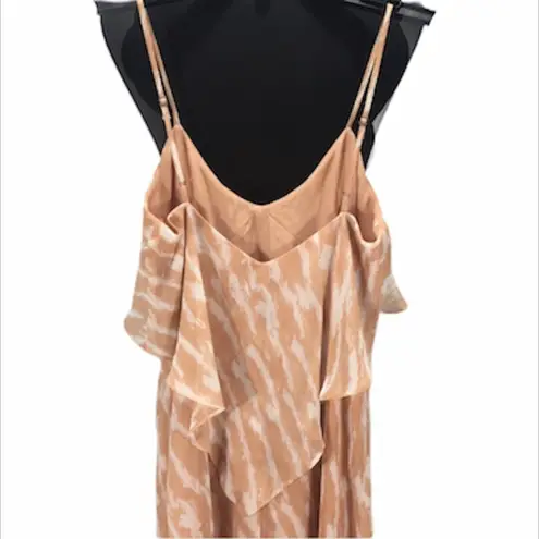 BCBGeneration  Flounce Cami Maxi Dress, Peach, XSmall