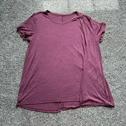 Lululemon  Back to Me maroon short-sleeve t-shirt