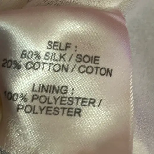 Tanya Taylor Dress Womens Size 6 White Blue Rhett Mini Silk Cotton Ruffle