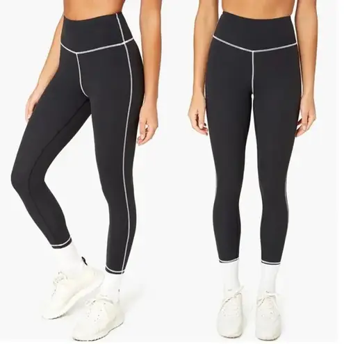 We Wore What NEW Women Size Medium Black Corset Leggings