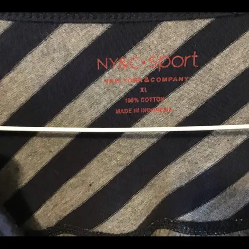 NY&C women’s striped top long sleeve XL
