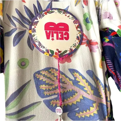 NWT CELiAB Cereza Wrap Dress Tropical Size XS