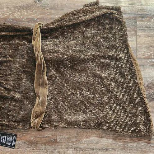 Retrofête Retrofete Ella Sequin Dress in Olive One Shoulder Belt Size Medium NWT