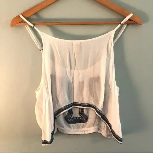 Raga Anthropologie Beaded Embroidered Bohemian Top. Size XS.