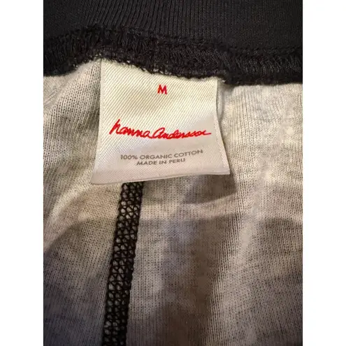 Hanna Andersson Long John Pajamas Set Medium Black Fairisle Organic Cotton