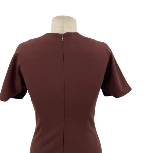 Ottod'Ame Cocoa Sheath Dress Pencil V