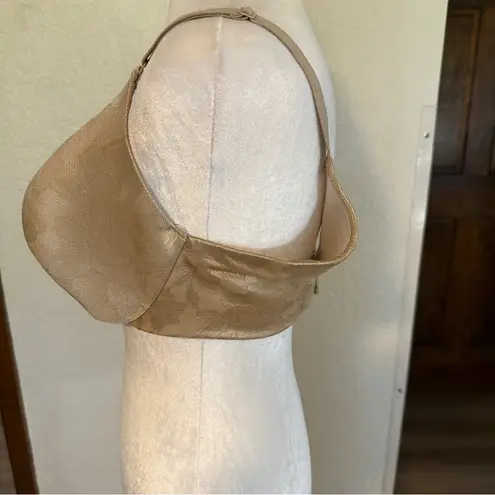 Cacique Lightly Lined Full Coverage Plus Size 38DD Gold Lace Overlay Bra - Image 5