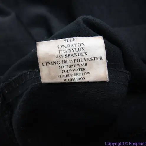 Ruby Rox USA-made black mini bodycon dress spaghetti strap, size S