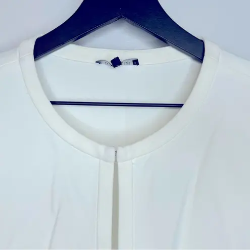 Lafayette 148 New York Ivory White Jacket Size S