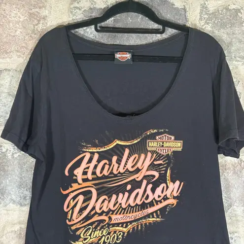 Harley Davidson Black Graphic Tee Large Costa Rica