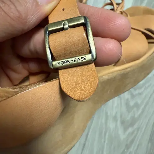 Kork-Ease women’s tan leather sandals 39