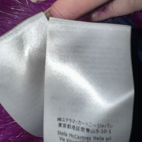 Stella McCartney NEW Adan Purple Faux Fur Pullover Hooded Coat Hoodie Jacket S/M