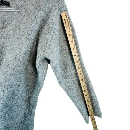 Peruvian Connection Alpaca Blend Sweater Women's Small Gray V-Neck