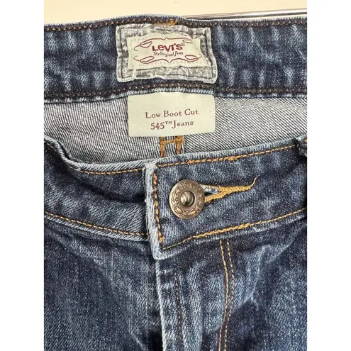 Levi's  545 Jeans Womens 10 Low Rise Bootcut Medium Wash Blue Y2k Denim‎