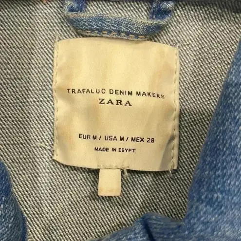 ZARA  Trafaluc Denim Jacket Size Medium