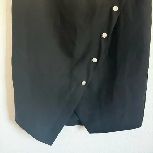 Rebecca Minkoff  Camilla Asymmetrical Snap Button Pencil Skirt Size: 8 - Image 5