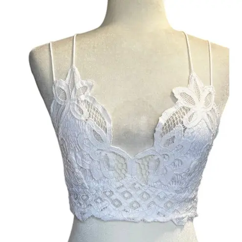 Free People FP One White Lace Bralette Size S