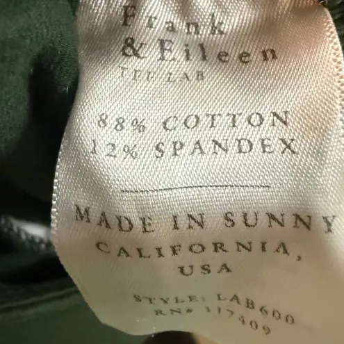 Frank & Eileen Murphy Billion Dollar Pants Size Large Evergreen Trousers Pockets - Image 9