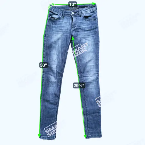 DL1961 Emma Jegging Skinny Jeans Pierce Wash Size 24 Edgy Grunge Sktater Street