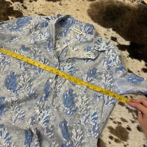 Roller Rabbit Ugyen Leaves Guy Button Down Shirt Cotton Size Small - Image 7