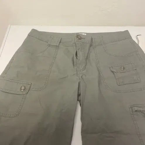 Fashion Bug - Khul style vintage green cargo pant cropped 10 - y2k