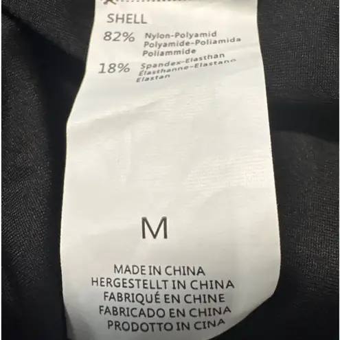 Women's Swimsuit One Piece Blue Black UPF 50+ Yoga Training Medium