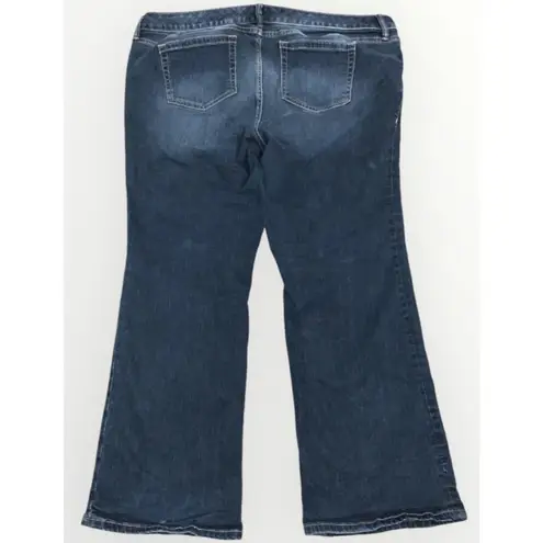 Torrid  Bootcut High Waist Stretchy Faded Denim Blue Jeans 18XS 28” Inseam