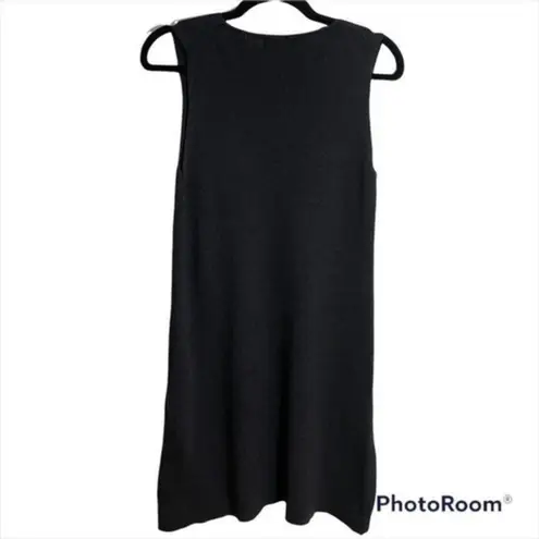 Valerie Stevens sleeveless wool dark gray dress Size Medium