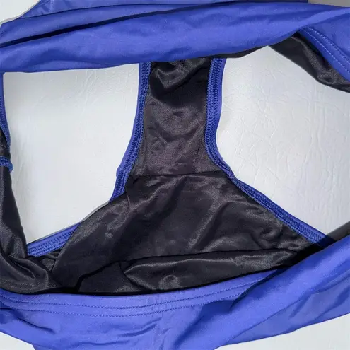 Lands' End Women's Blue Bikini Highrise Bottoms Size 14