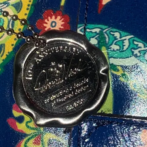 Patricia Nash TROPICAL BIRDS OF PARADISE CROSSBODY Genuine Leather Purse EUC