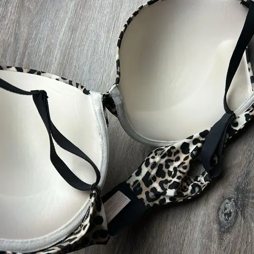 secret treasures Leopard Print Underwire Bra Size 44DD