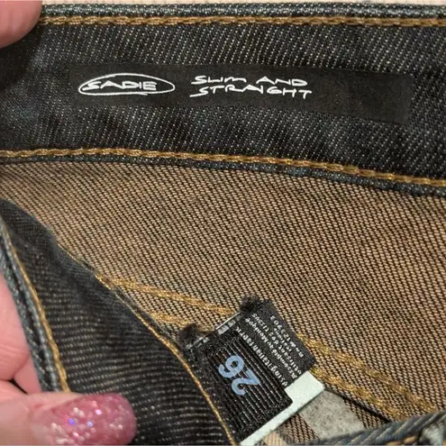 William Rast 🆕 Womens 26 Sadie Slim Straight Jeans Dark Denim Wash 2 Pair NEW