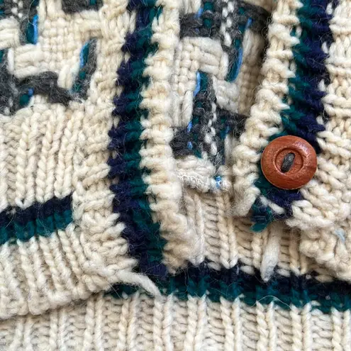 Made In Ecuador Wool Thick Cardigan XL