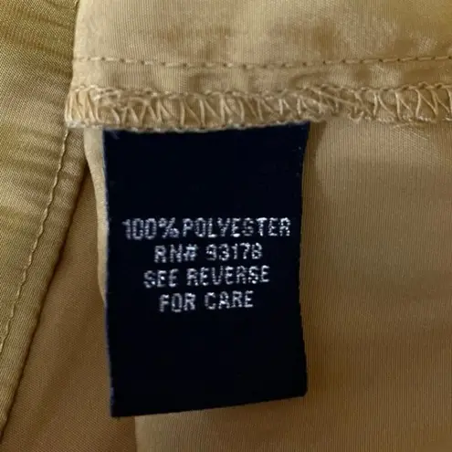 Catherine Malandrino Yellow Sleeveless Keyhole Neck Pleated Blouse Tank Top XS