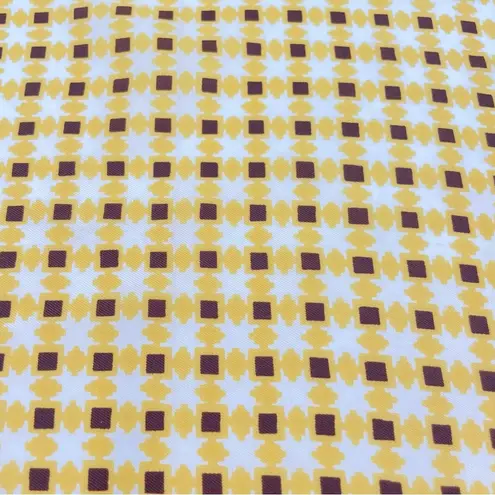 Collection of 3 Scarves Vintage Acetate Vera Argyle Polka Dot Stars Grid Retro Yellow - Image 13