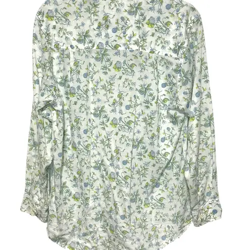 Vintage Tilley Liberty Floral Cotton Blouse M White Size M