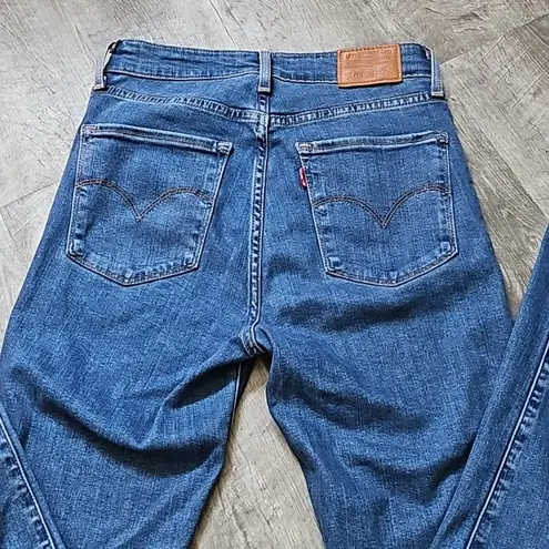 Levi's Levi 721 High Rise Skinny Jeans Womens Blue Stretchy  PREMIUM Bottoms 26