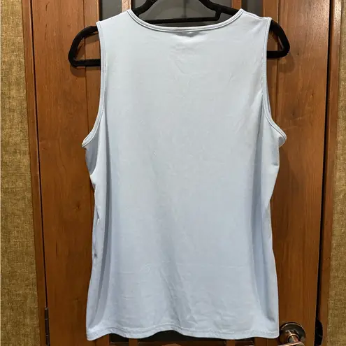 Light Blue Sleeveless Women's Top Size XXL