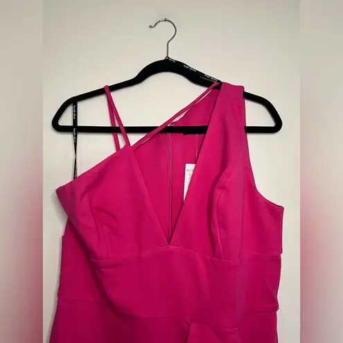 Lavish Lice Lavish Alice x Nordstrom Pink Asymmetrical Midi Dress - Size 12 NWT Barbie Prom