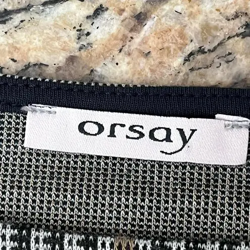 ORSAY Plaid Sheath Dress Women’s Small Business Casual Preppy Academia Work Gray