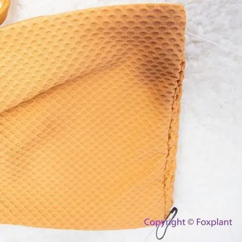 Stone Fox Swim NEW free people meadow bikini top sandstone pique, size S