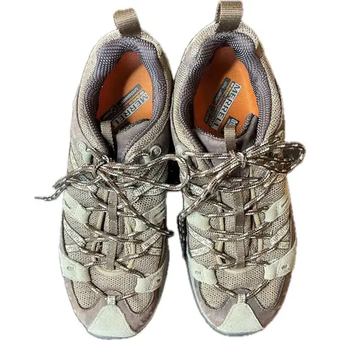 Merrell Siren Sport Espresso Brown Suede Mesh Outdoor Hiking Shoes Womens 8