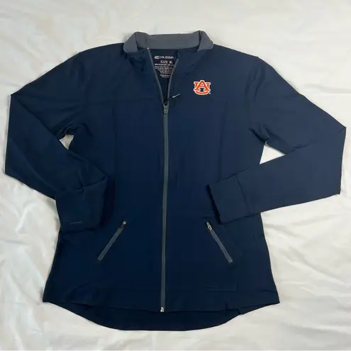 Colosseum  Women's XL Auburn University Athletic Track Jacket Thumb Hole Stretchy