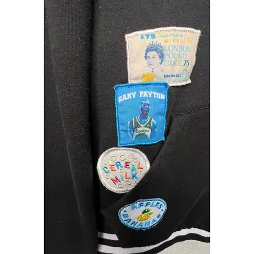 Cookies Streetwear Long Sleeve Hoodie With Flag Design And Patches Black