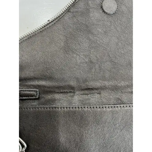 Sondra Roberts Zipper Trim Chain Strap Clutch Bag Evening Party Purse - Image 6