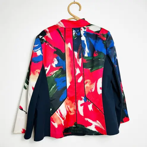 Lafayette 148 New York multi color graffiti blazer