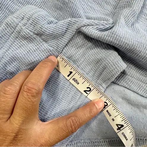 Aerie  Women’s Oversize Longsleeve Pullover Top XL & High Waisted Shorts L Blue - Image 13